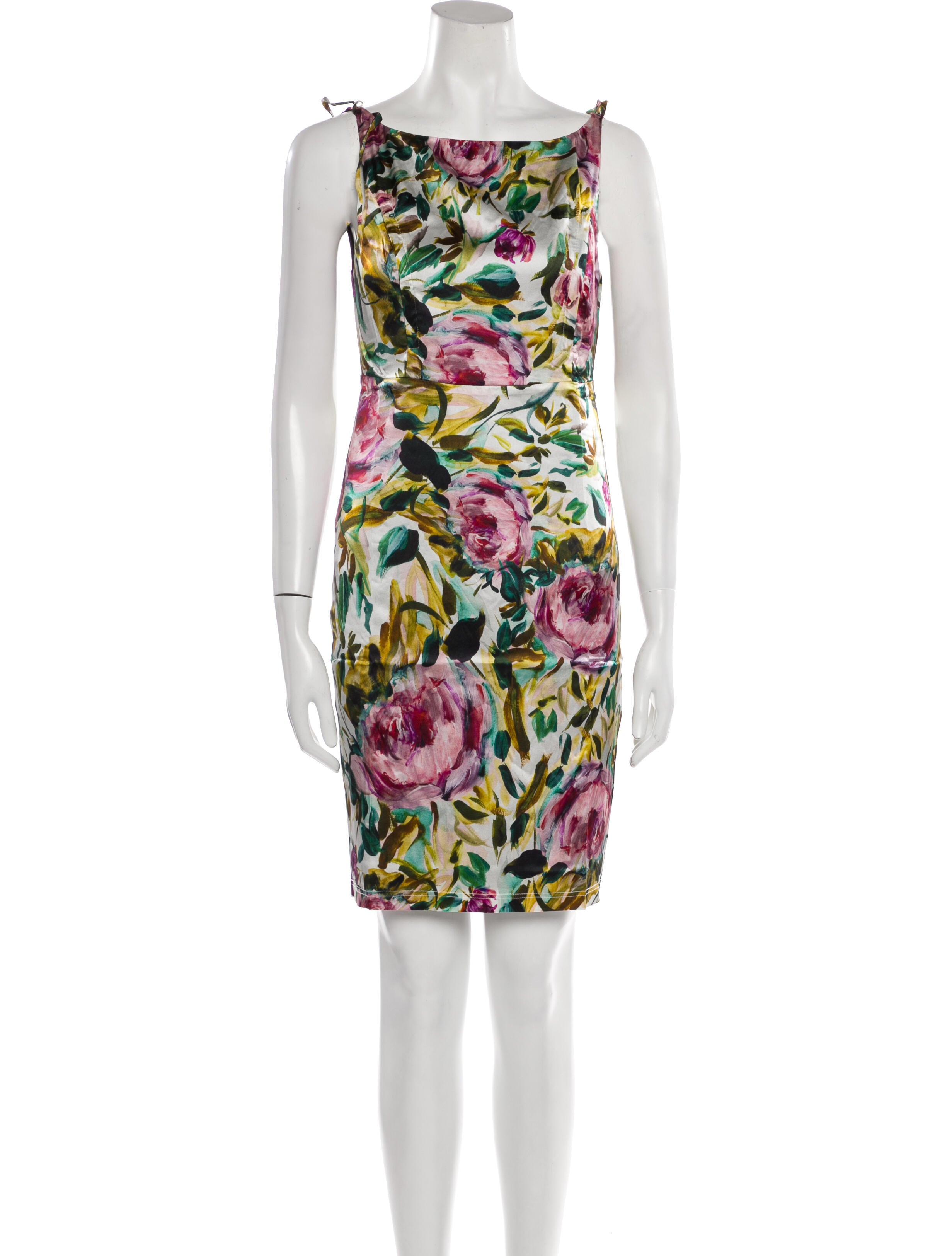 Emilia George Silk Knee-Length Dress